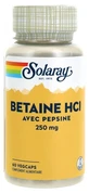 Solaray Betaine HCl with Pepsin 250 mg, 60 Vegetarian Capsules