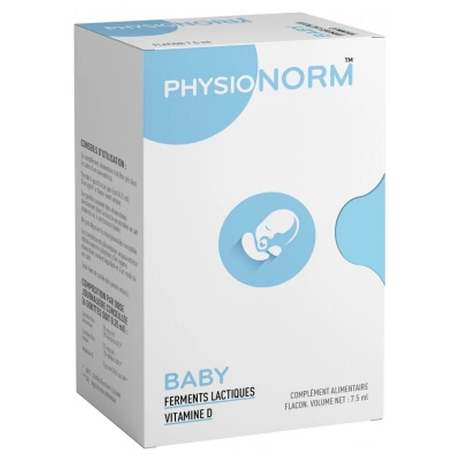 Immubio Physionorm Baby Milchsäurebakterien und Vitamin D, 7,5 ml