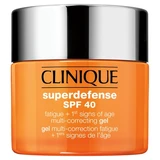 Clinique Superdefense SPF 40 Multi-Correction Gel tegen vermoeidheid en vroege tekenen van veroudering, voor alle huidtypes, 50 ml
