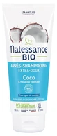 Natessance Extra-Gentle Organic Coconut and Plant-Based Keratin Conditioner 200 ml