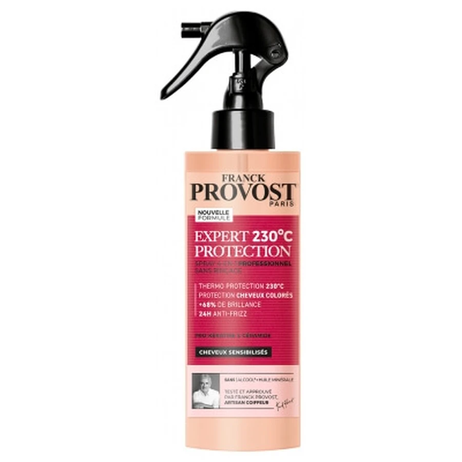 Franck Provost Expert, spray protector 4 en 1 para cabello teñido, 230 °C, 190 ml