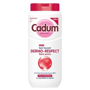Gel limpiador sin jabón Cadum Dermo-Respect, 500 ml
