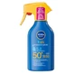 Nivea Sun Protect & Hydrate Kids, spray solar para niños, SPF 50+, 270 ml