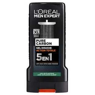 L'Oréal Paris Men Expert Pure Carbon 5-in-1 Total Action Shower Gel, 300 ml