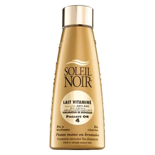 Soleil Noir Vitamineverrijkte lotion die de bruining versterkt, met 4 gouden glitters, 150 ml