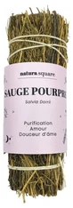 Natura Square paarse salie-smudge-stick