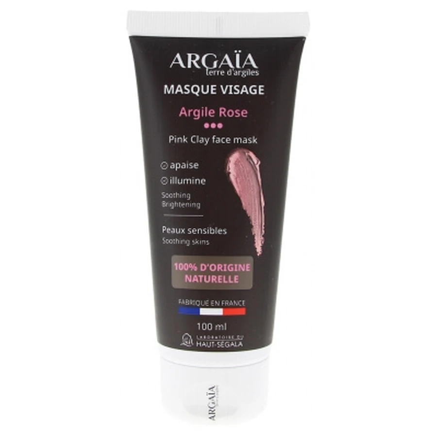 Argaïa Gesichtsmaske mit rosa Tonerde 100 ml