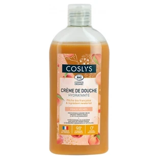 Crema hidratante de ducha Coslys con melocotón e ingredientes orgánicos reciclados, 250 ml