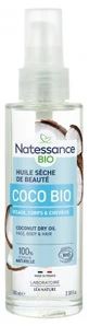Natessance Coco: aceite seco ecológico que protege y realza la belleza, 100 ml