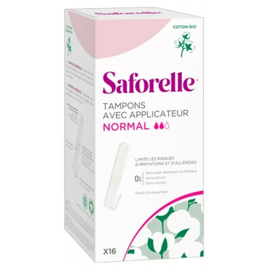 Saforelle 16 Regular Tampons with Applicator