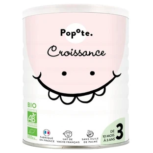 Popote biologische babyvoeding voor kinderen van 10 maanden tot 3 jaar, 400 g