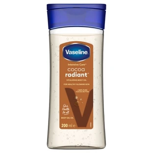 Aceite corporal radiante de cacao de Vaseline con manteca de cacao, 200 ml