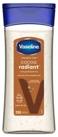 Aceite corporal radiante de cacao de Vaseline con manteca de cacao, 200 ml