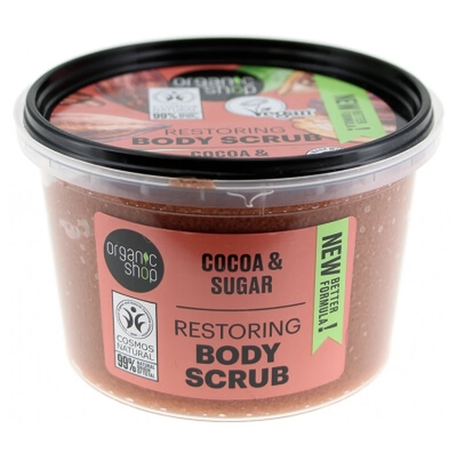 Organic Shop Körperpeeling: Regenerierendes Körperpeeling mit Kakaobutter, 250 ml