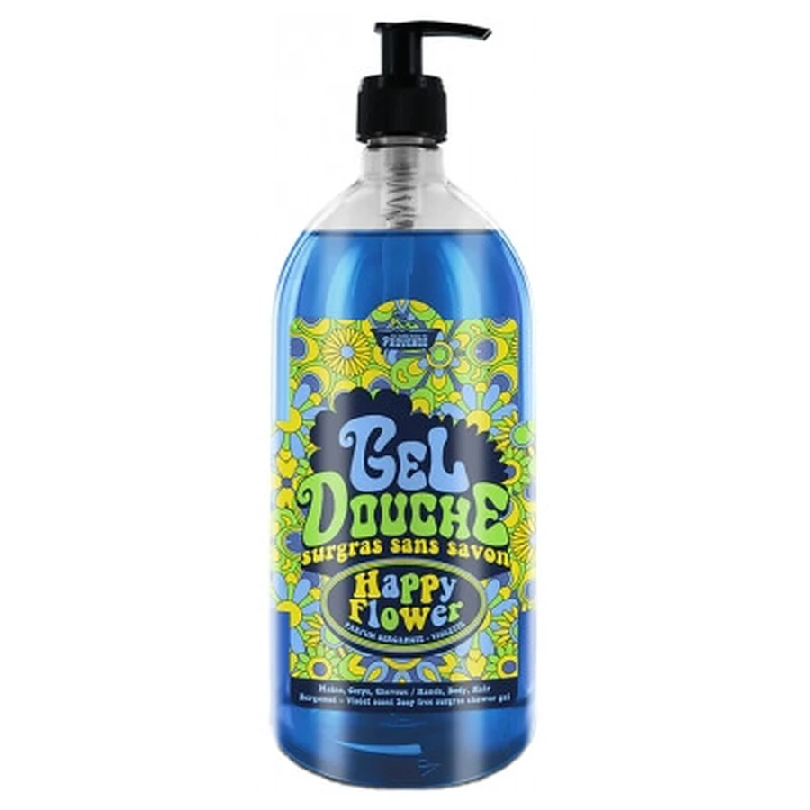 Les Petits Bains de Provence: gel de ducha de bergamota y violeta, 1 L