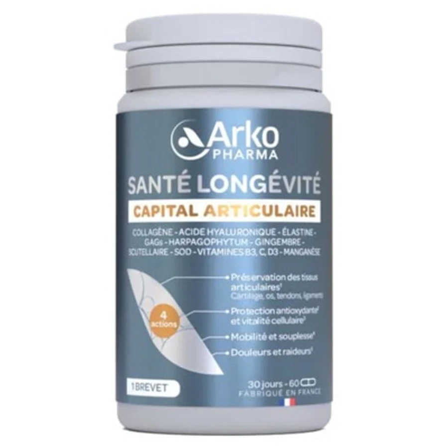 Arkopharma Health & Longevity, Salud de las articulaciones, 60 cápsulas