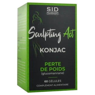 S.I.D Nutrition Sculpting Act Konjac para adelgazar, 60 cápsulas