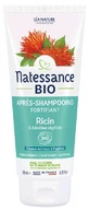 Acondicionador fortalecedor Natessance con aceite de ricino y queratina vegetal ecológica, 200 ml