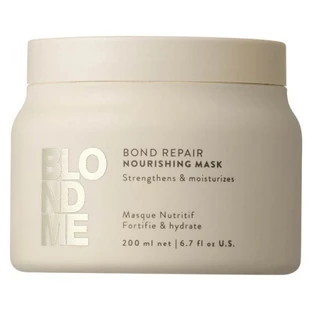 Schwarzkopf Professional BlondMe Bond Repair Mascarilla nutritiva: Fortalece e hidrata, 200 ml