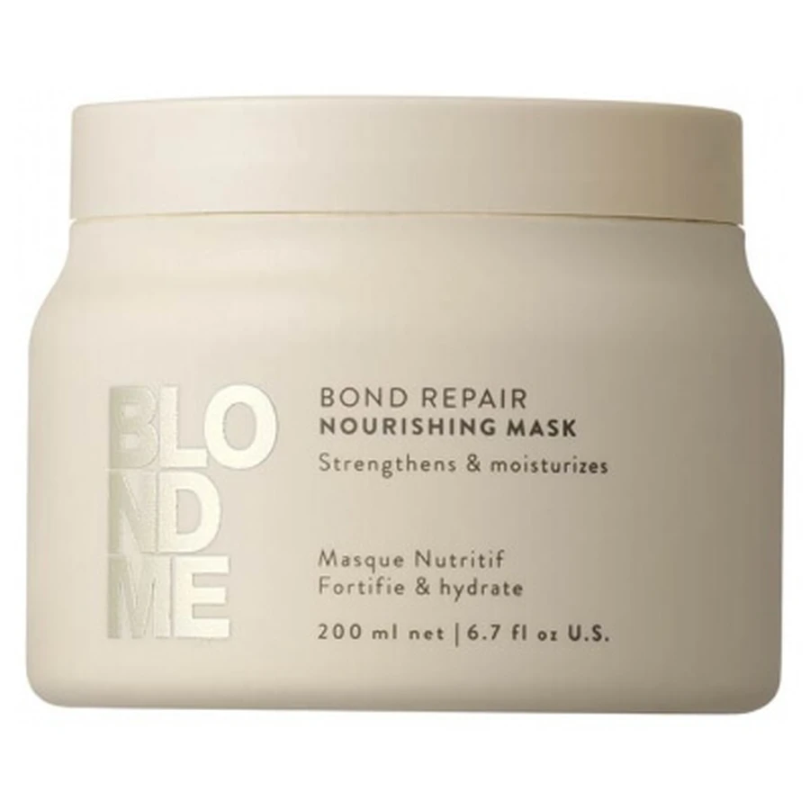 Schwarzkopf Professional BlondMe Bond Repair Mascarilla nutritiva: Fortalece e hidrata, 200 ml