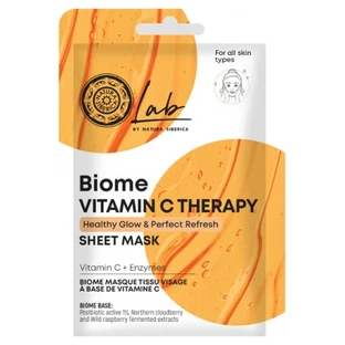 Natura Siberica Lab Biome Vitamine C-therapie-gezichtsmasker 25 g