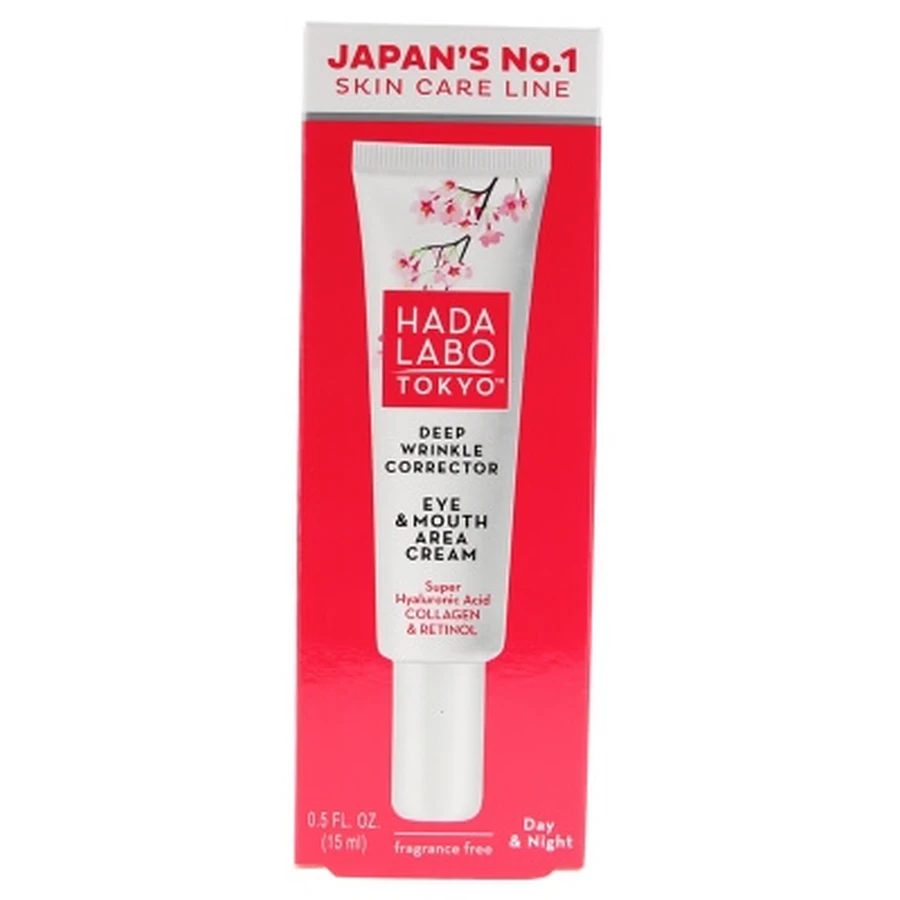 Hada Labo Tokyo Anti-Aging Tages- und Nachtcreme für Augen- und Lippenkonturen 15 ml