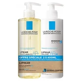 La Roche-Posay Lipikar AP+ Cleansing Oil 400 ml + Lipid-Restoring Balm 400 ml Special Offer
