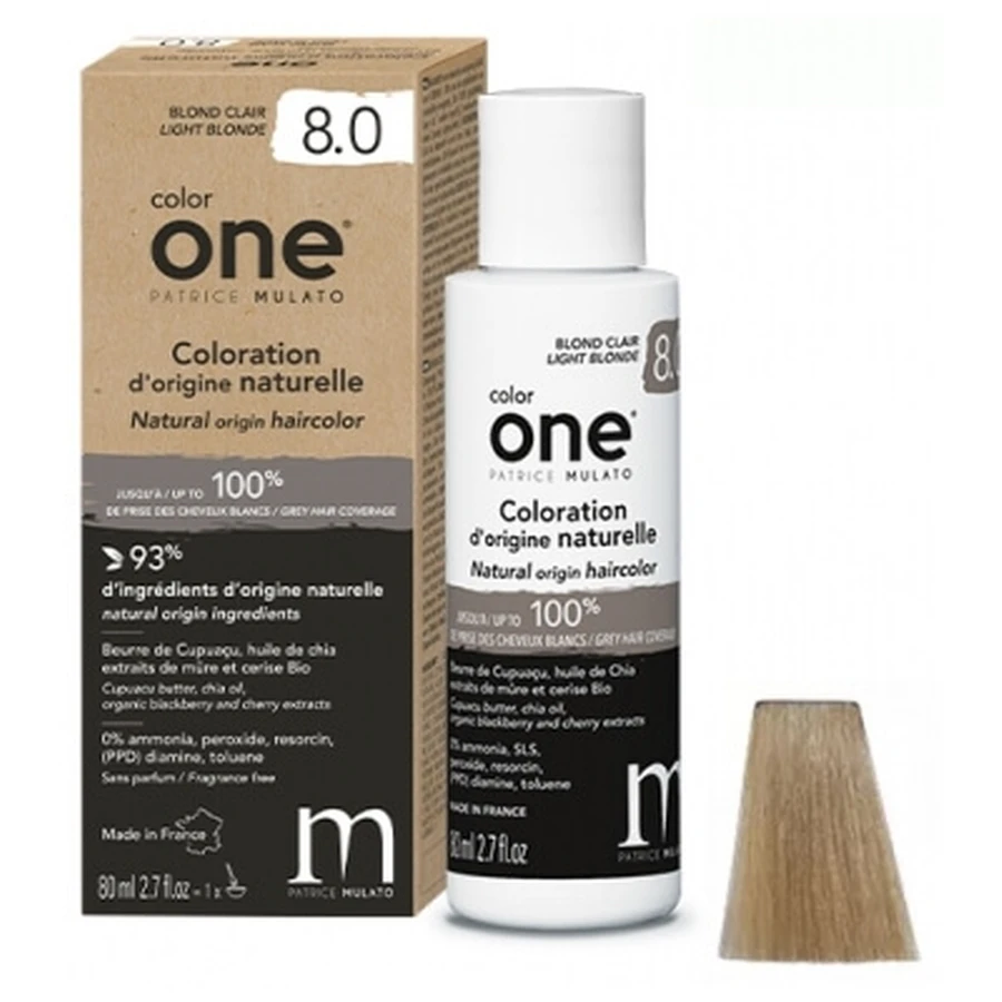 Patrice Mulato Naturhaarfarbe 8.0 Hellblond Farbe One Mulato