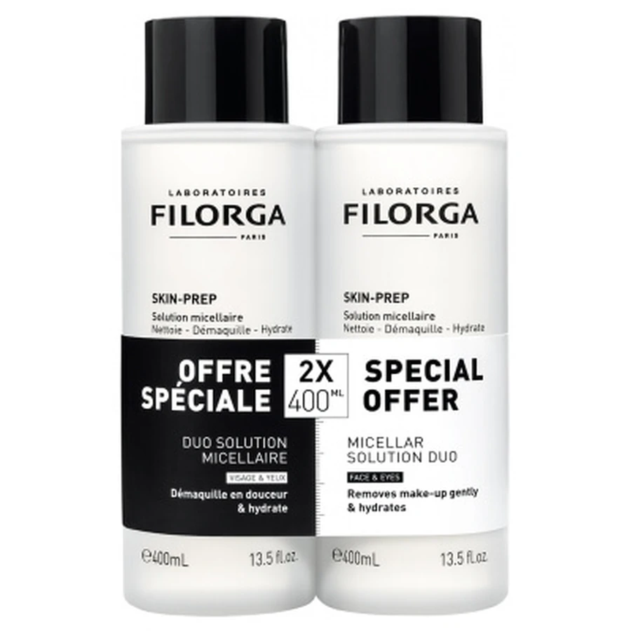 Filorga SKIN-PREP Mizellenlösung, 2er-Pack (je 400 ml)