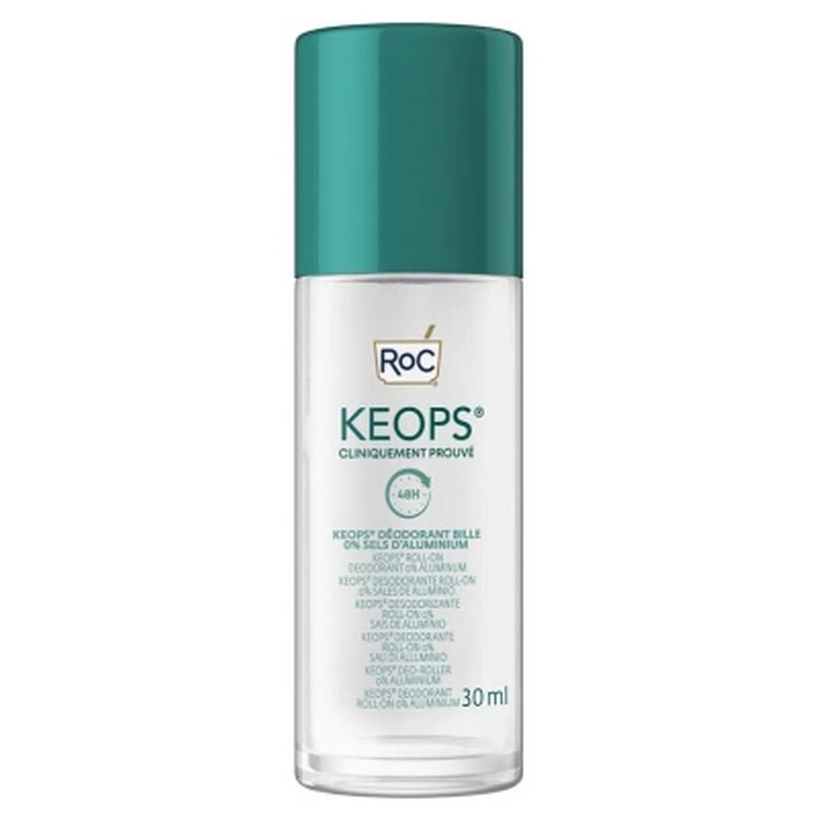 RoC Keops 0% aluminium roll-on deodorant, 30 ml