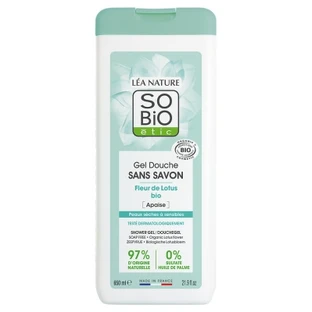 Léa Nature SO BIO étic biologische zeepvrije douchegel met lotusbloem, 650 ml