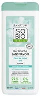 Gel de ducha ecológico sin jabón Léa Nature SO BIO étic con flor de loto, 650 ml