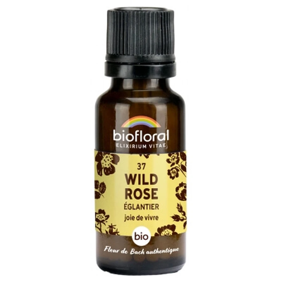 Biofloral Rimedi floreali di Bach 37 Rosa Selvatica Biologica 19,5 g