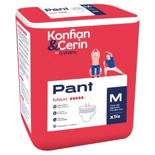 Stentil Konfian & Cerin Pant Maxi 14 Culottes Absorbantes pour Adultes Taille M