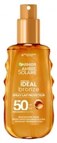 Garnier Ambre Solaire Ideal Bronze Protective Sun Milk Spray SPF 50, 150 ml
