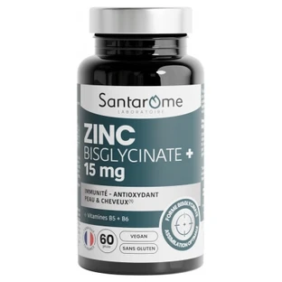 Santarome Zinc Bisglycinate+ 15 mg 60 Gélules