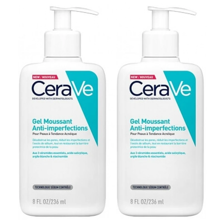 CeraVe Anti-Blemish schuimende gel, 2-pack (elk 236 ml)