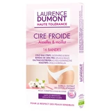 Barras de cera fría «Haute Tolérance» de Laurence Dumont para axilas y zona del bikini, 16 barras