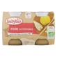 Babybio Pera, a partir de los 4 meses, ecológico, 2 tarros de 130 g