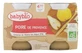 Babybio Peer, vanaf 4 maanden, biologisch, 2 potjes van 130 g