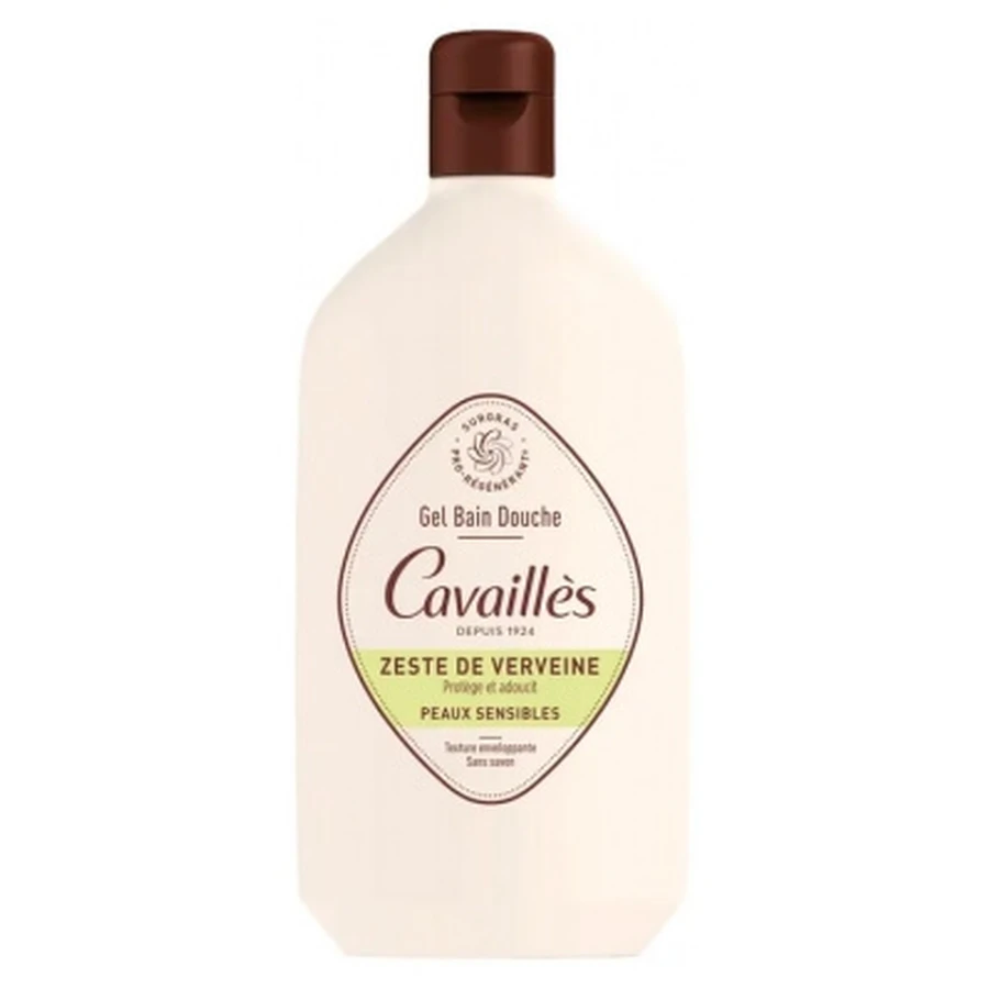 Cavaillès Gel Bain Douche Peaux Sensibles Zeste de Verveine 400 ml