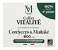 Phytalessence Bio-Cordyceps-Vitalitätsset: 60 Kapseln + Bio-Maitake: 60 Kapseln