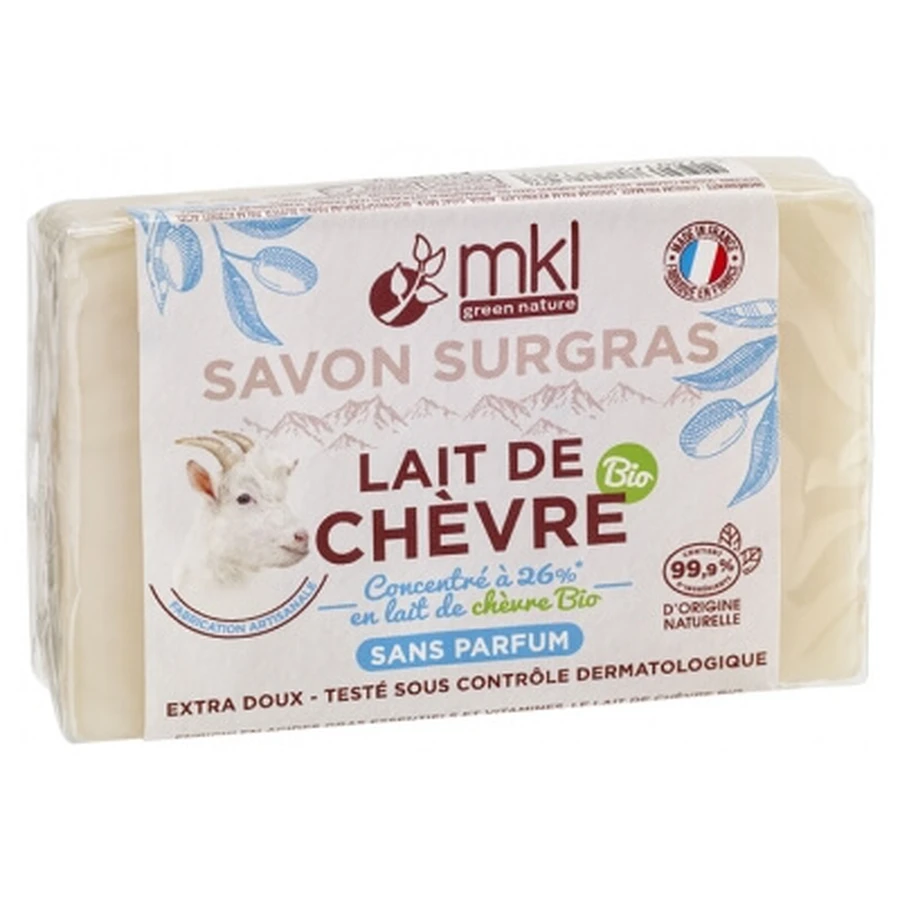 MKL Green Nature Organic Goat's Milk Unscented Moisturizing Soap 100 g