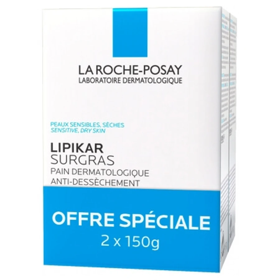 La Roche-Posay Lipikar Ultra-Rich Seife, 2er-Pack (je 150 g)