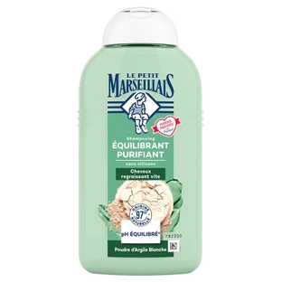 Le Petit Marseillais Ausgleichendes und reinigendes Shampoo mit weißem Tonpulver, 250 ml