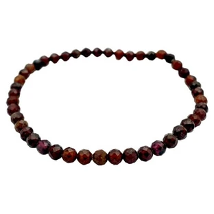 Natura Square Bracelet with Faceted Hessonite Garnet