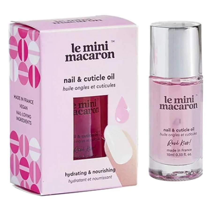 De Mini Macaron nagel- en nagelriemolie in Rosé Kiss