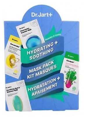 Dr. Jart+ Hydration + Soothing Kit (4 Masks)