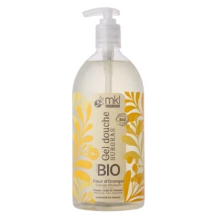 Gel de ducha hidratante con flor de azahar ecológico de MKL Green Nature, 1 L