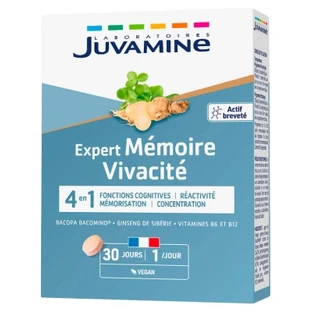Juvamine Expert Mémoire Vivacité 30 Comprimés